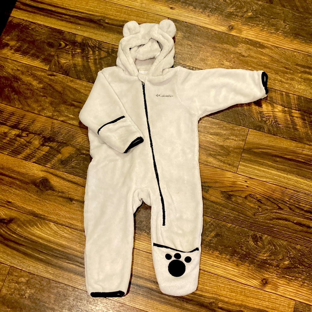 Infant Bunting Columbia gender neutral 24 months white